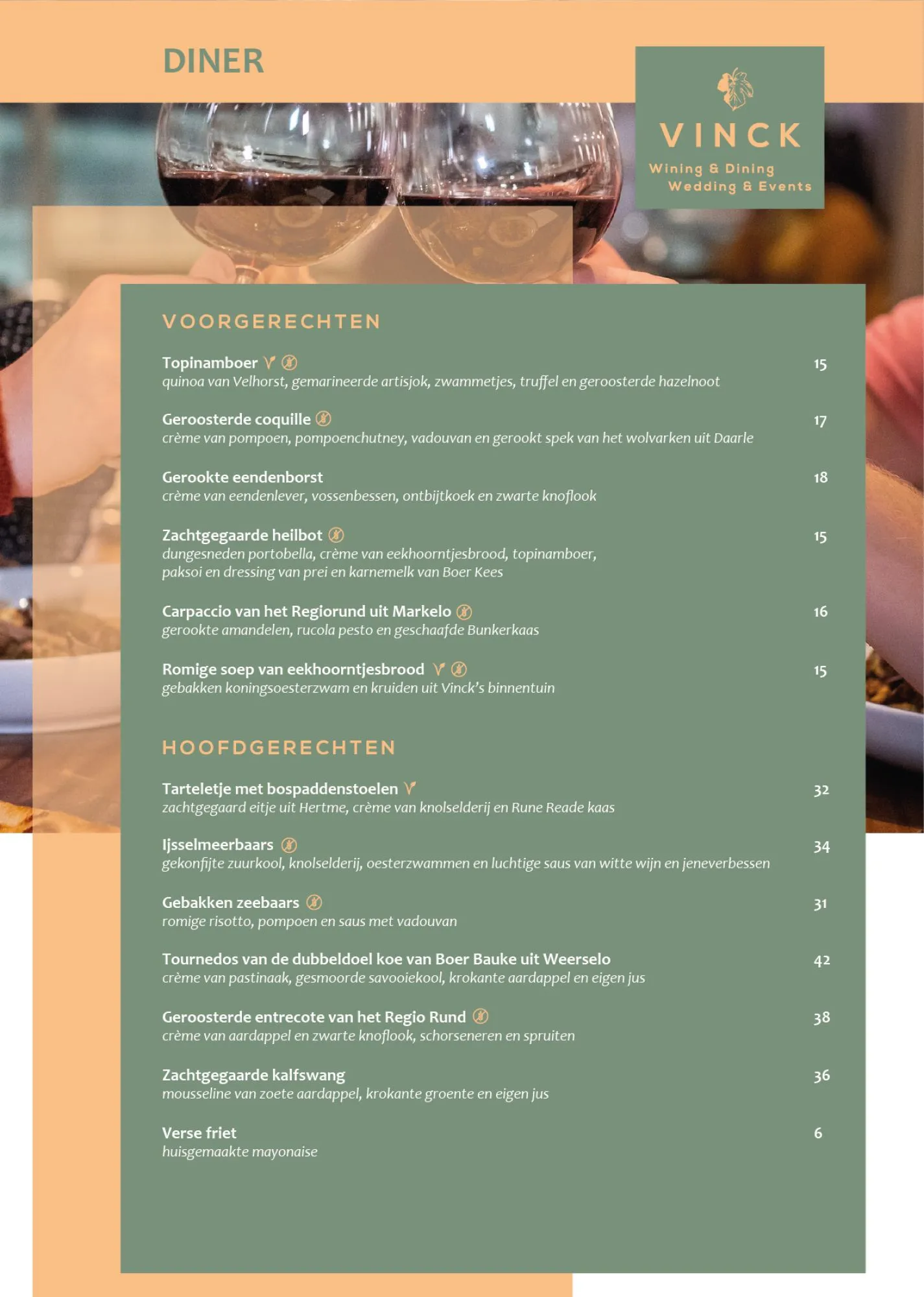 Diner Restaurant Vinck Geesteren Almelo Tubbergen Twente 