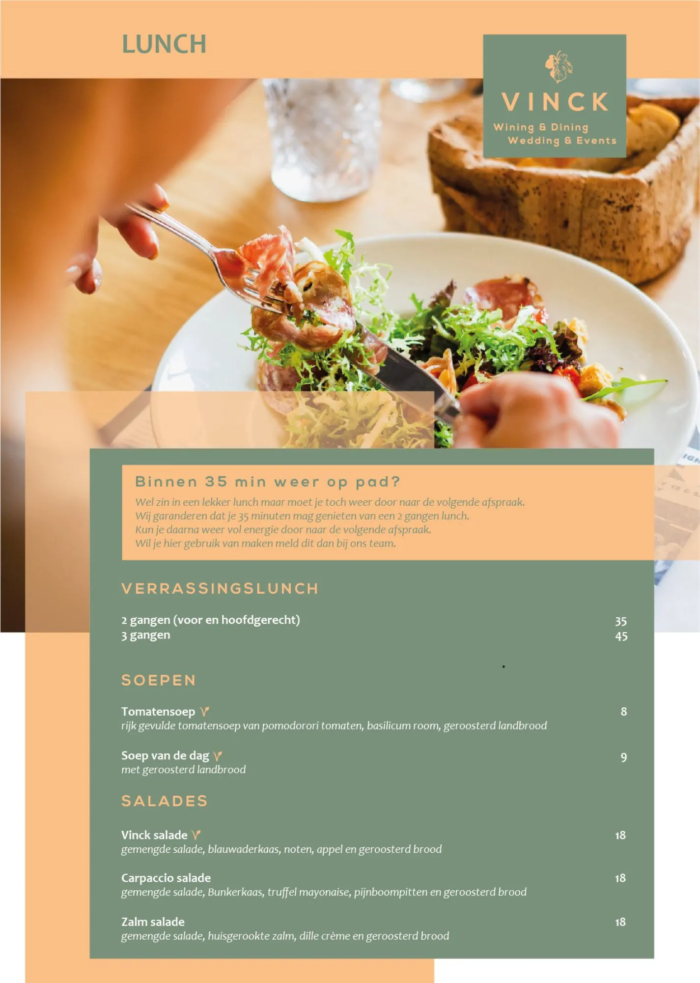 Lunch Restaurant Vinck Geesteren Almelo Tubbergen Twente 